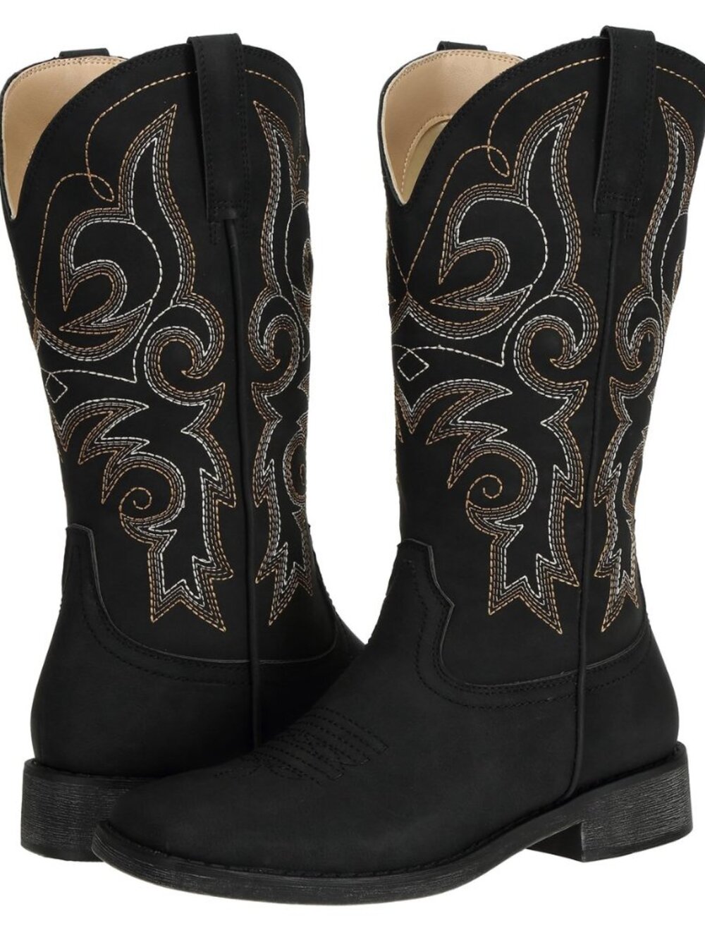 Square Toe Western Cowboy Cowgirl Boots for Women